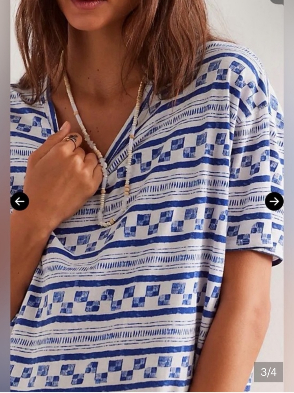 We The Free Nina Printed Tee NWT - Picture 3 of 8